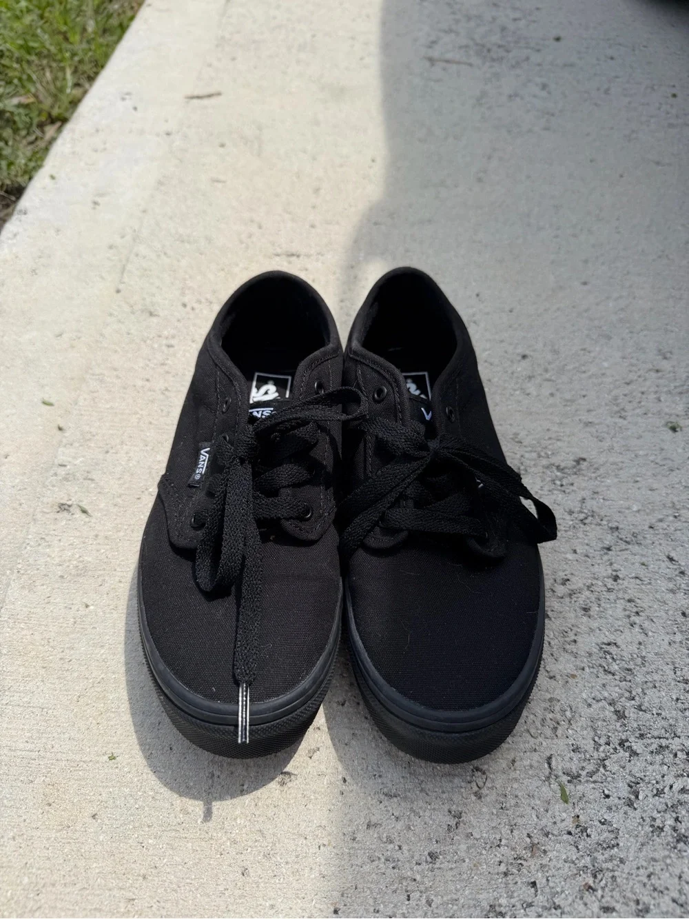 Vans Children’s Authentic Canvas Sneakers - Black